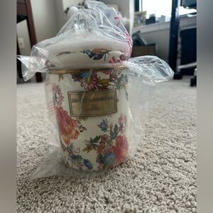 Mackenzie-Childs medium floral Jar